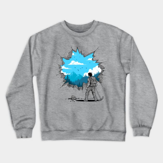 Nature Breakthrough Crewneck Sweatshirt by Grant_Shepley